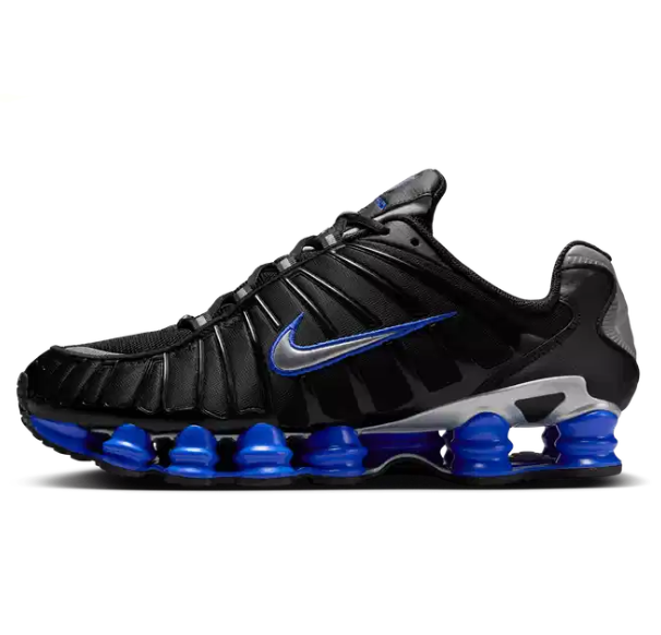 NIKE SHOX TL BLACK RACER BLUE METALLIC SILVER