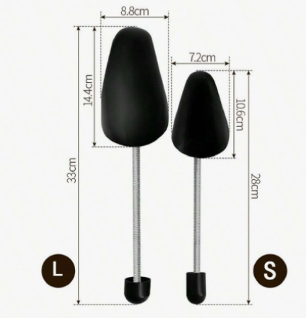 NAPÍNÁK DO BOT PLASTOVÝ ČERNÝ