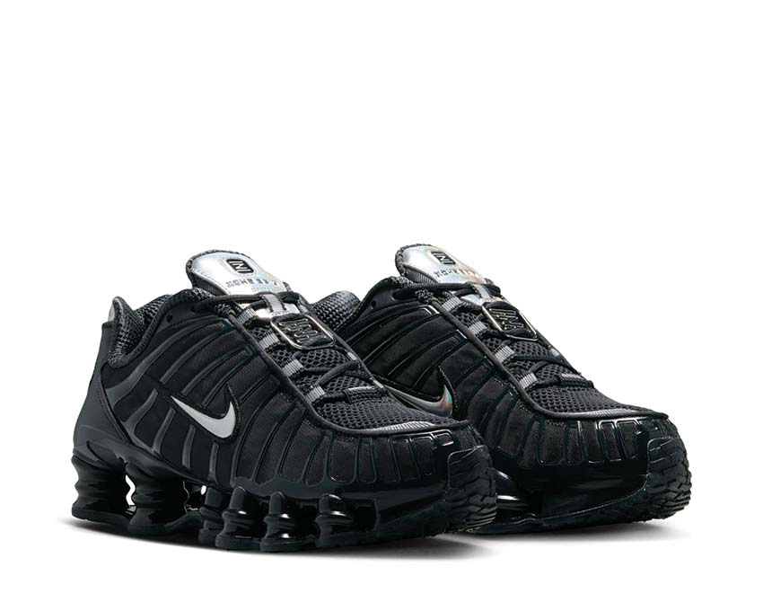 NIKE SHOX TL BLACK OFF NOIR SILVER