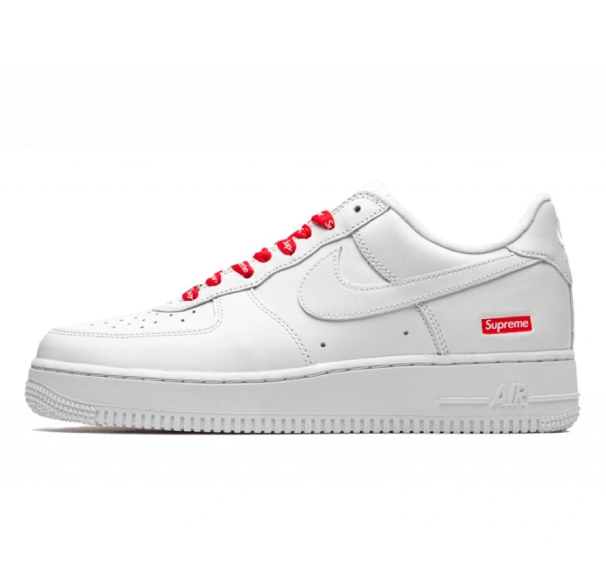 NIKE AIR FORCE 1 LOW WHITE x SUPREME