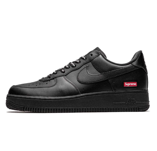 NIKE AIR FORCE 1 LOW BLACK x SUPREME