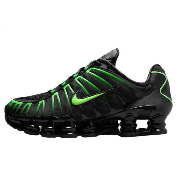 NIKE SHOX TL BLACK GREEN STRIKE