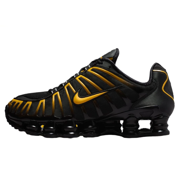 NIKE SHOX TL BLACK UNIVERSITY GOLD