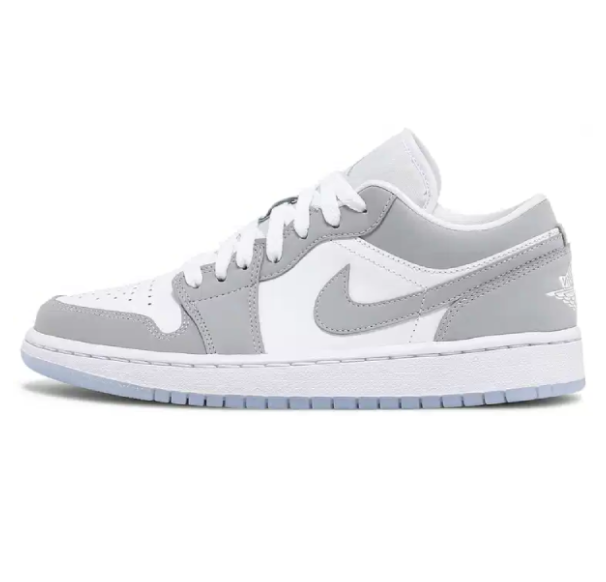JORDAN 1 LOW WHITE WOLF GREY
