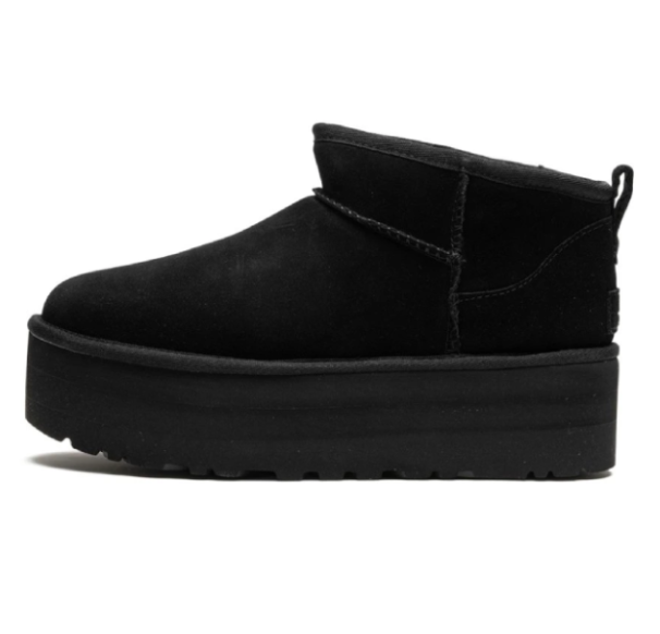 UGG CLASSIC ULTRA MINI PLATFORM BLACK