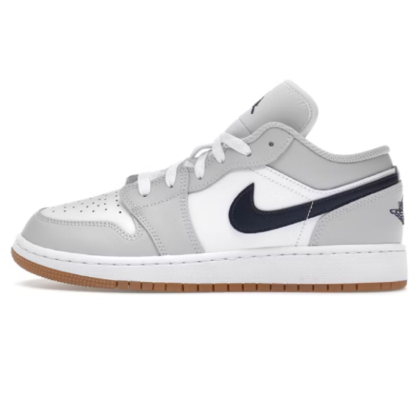 JORDAN 1 LOW WHITE GREY GUM