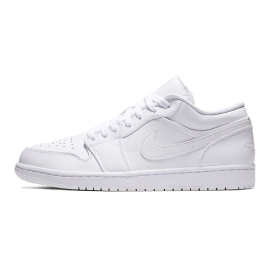 JORDAN 1 LOW TRIPLE WHITE (W)