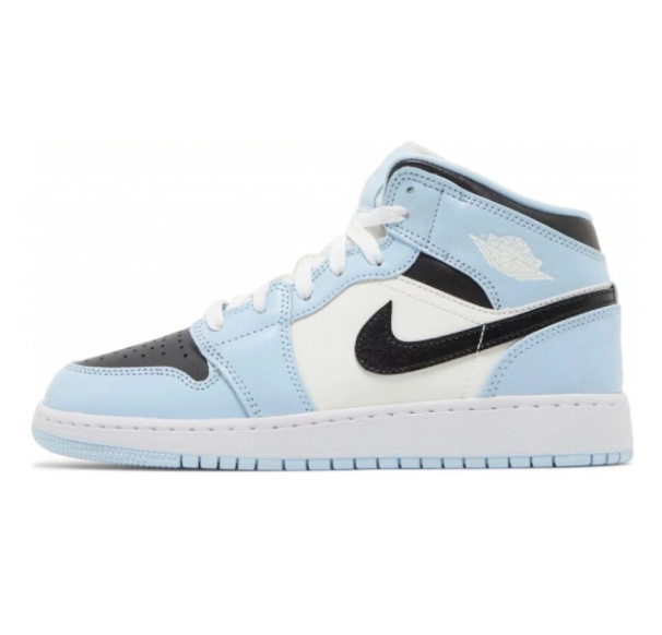 JORDAN 1 MID ICE BLUE (GS)