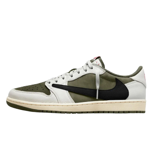 JORDAN 1 LOW OG X TRAVIS SCOTT MEDIUM OLIVE